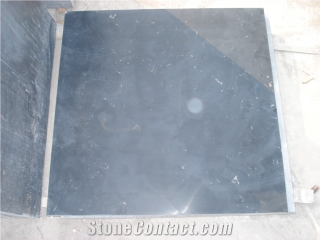 Black Limestone Honed Tile