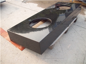 China Black Pearl Granite Vanity Top