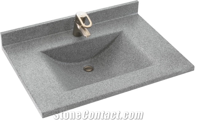 Grey Granite Bathroom Vanity Tops