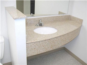Yellow Granite Vanity Top