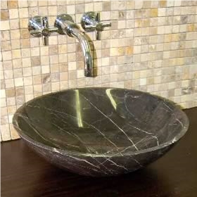 Dynasty Brown Polished Marble Basin,sink