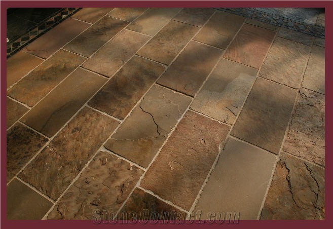 African Sun Slate Floor Tile
