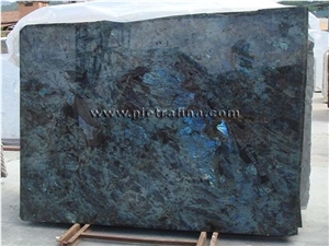 Lemurian Blue Granite Slab, Madagascar Blue Granite