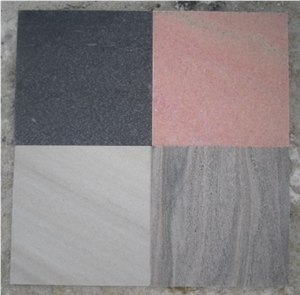 China Black/Grey/Red/White Quartzite Tiles for Walling,Flooring