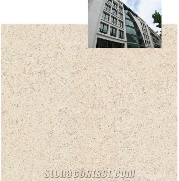 Anstrude Roche Claire Limestone Slabs & Tiles, France White Limestone