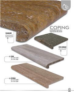 Pool Copings Available Colors and Models