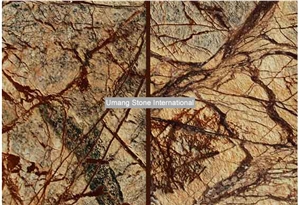 Forest Brown Marble Antique Finish