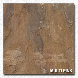 Multi Pink Slate Slabs & Tiles, India Pink Slate