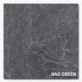 Nag Green Slate Slabs & Tiles, India Green Slate