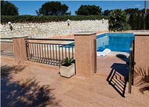 Lumaquela Rosa Outdoor Floor Covering