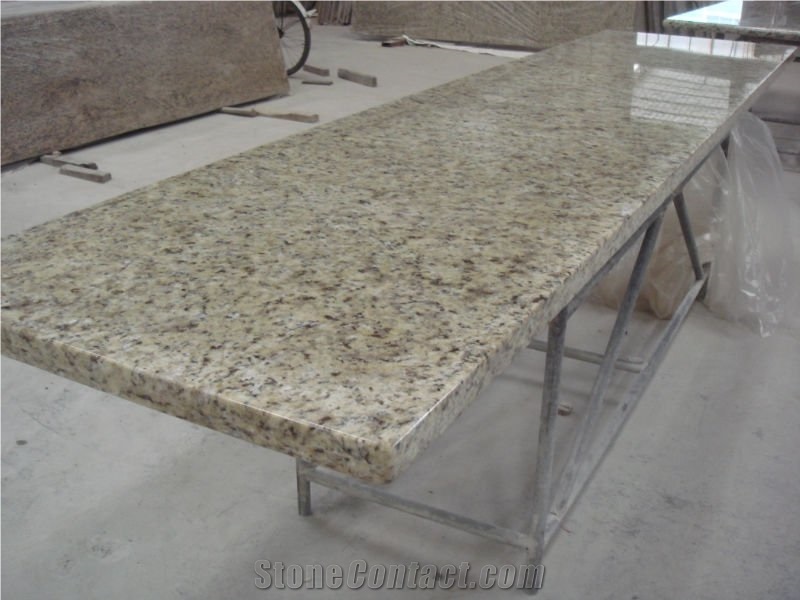 Giallo Ornamental Granite Countertops, Yellow Granite Countertops