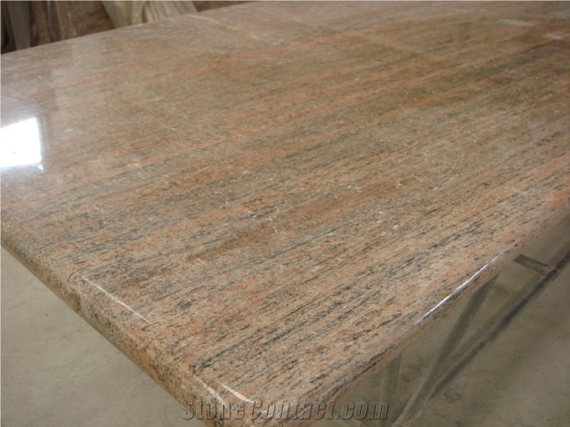 Raw Silk Granite Countertops, Pink Granite Countertops