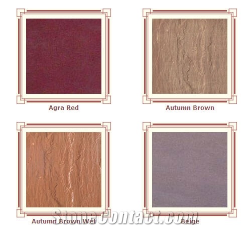 Various Color Sandstone Slabs & Tiles