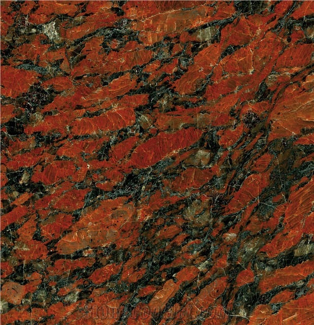 Rosso Santiago Granite Slabs & Tiles