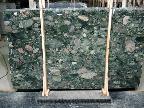 Green Marinace Granite Slab, Brazil Green Granite