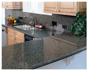 Azul Platino Granite with Half Bullnose Edge