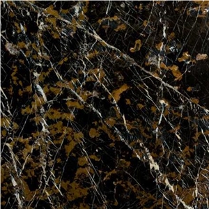 Black and Gold Marble Slabs & Tiles, Pakistan Black Marble