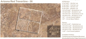 Arizona Red Travertine Slabs & Tiles, Turkey Red Travertine
