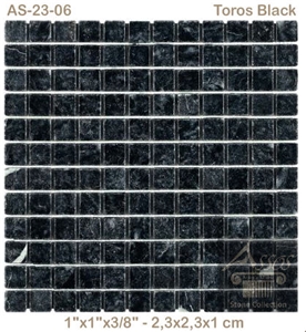 Toros Black Marble Mosaic