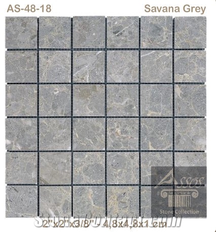Tundra Grey Mosaic, Savana Grey Mosaic