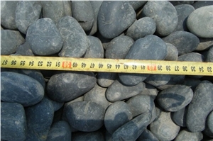 Natural Black River Pebble Stone