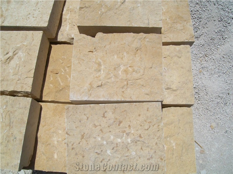 Tobza Yellow Limestone Slabs & Tiles, Jordan Yellow Limestone