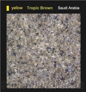 Tropic Brown Granite Slabs & Tiles, Saudi Arabia Brown Granite