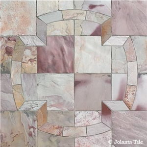 India Lilac Slate Mosaic