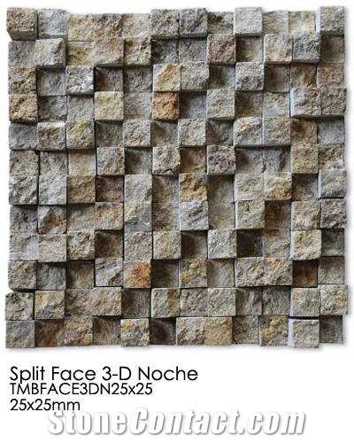Split Face 3D Mosaic