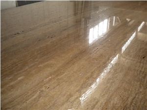 Noche Travertine Vein Cut Slab,brown Travertine