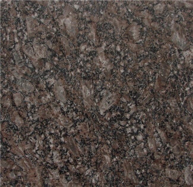 Imperial Pearl Coffee Brown Granite Tiles,Classic Marron Polished Granite Slabs Panel for Flooring Covering,Wall Cladding