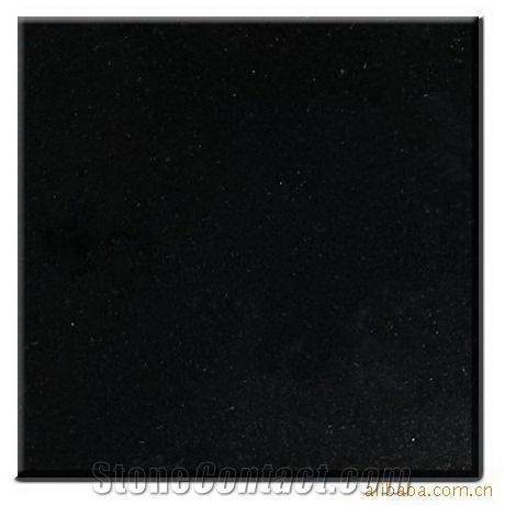 Absolute Black Polished Granite Slabs