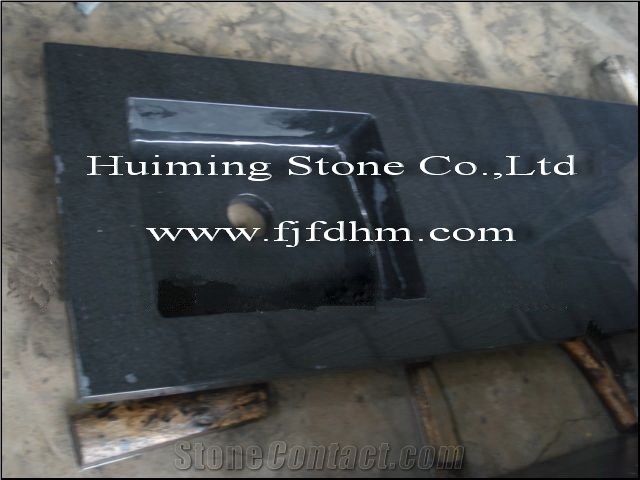 China Absolute Black Granite G684 Countertops