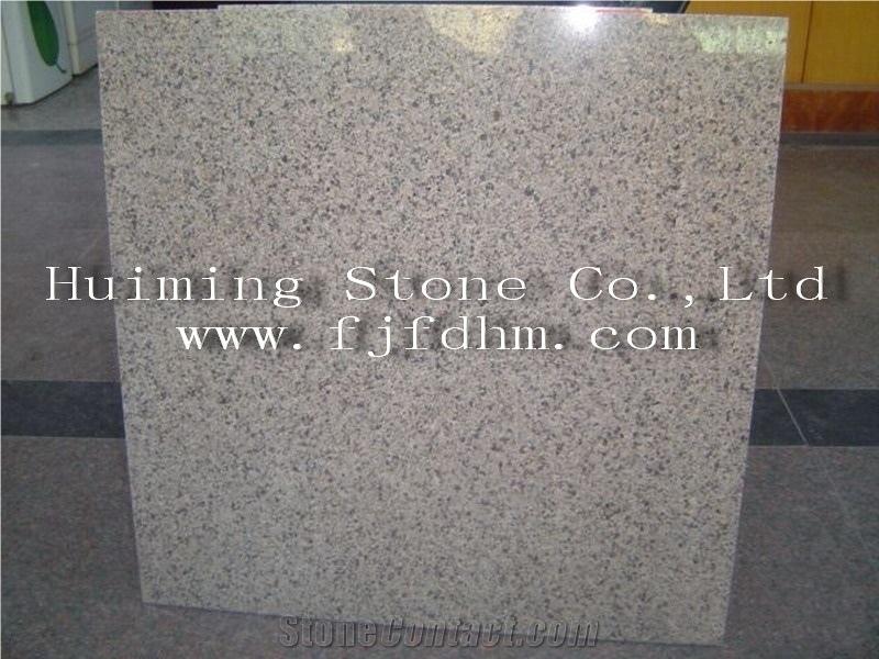 China Desert Brown Granite Flamed Tiles