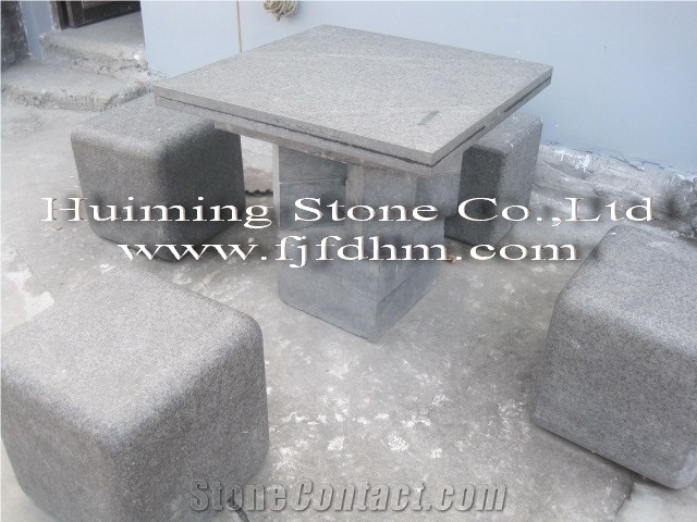 G684 Granite Table Set, Bench
