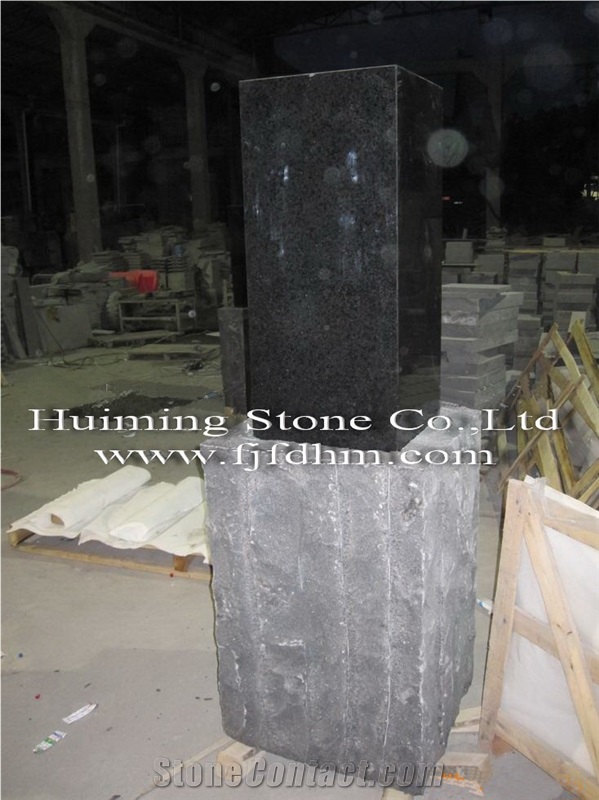 G684 Polished Black Cubicstone Granite