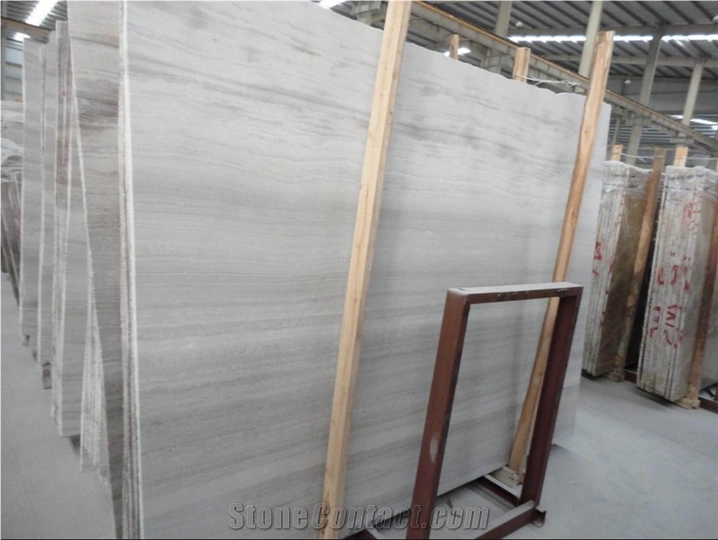 Chinese Wooden Marble Slab
