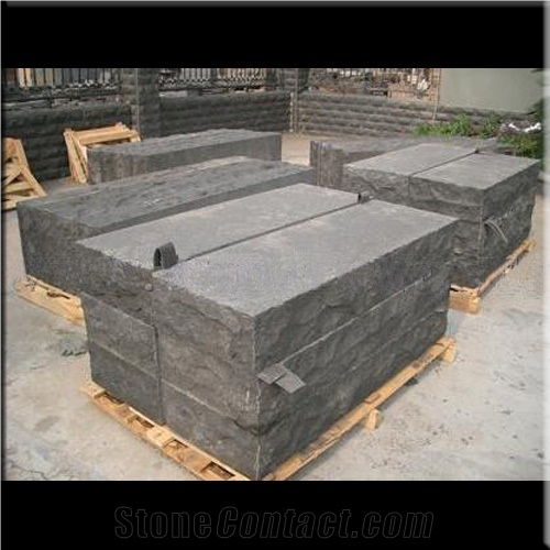 Black Basalt Block Steps