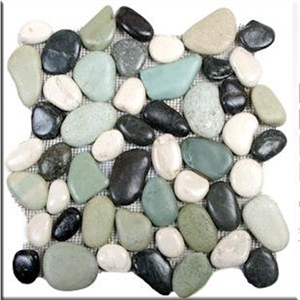 Glazed Maui Turtle Pebble Tile