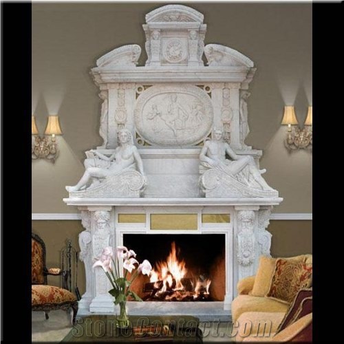 Large Double Marble Fireplace From China 108779 Stonecontact