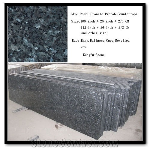 Blue Pearl Prefab Granite Countertops