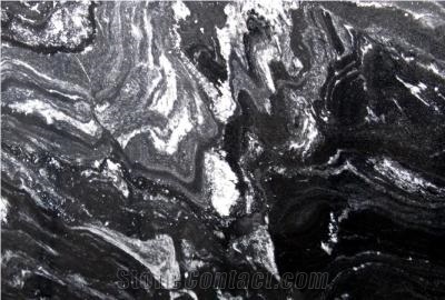 Astrus Black Granite Slabs & Tiles