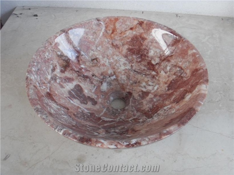 Red Marble Basin