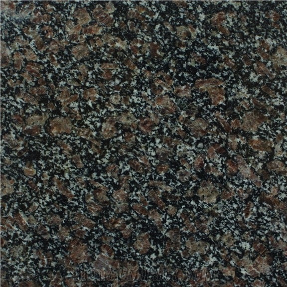 Polished Chinese Royal Brown Granite Slabs & Tiles for Wall Cladding, Flooring, Etc.
