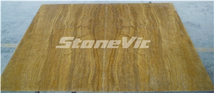 Gold Travertine Translucent Panel