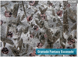 Granada Fantasy Escovado Granite Slabs & Tiles