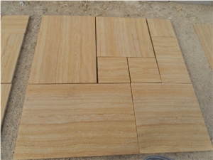 Teak Wood Sandstone Pattern