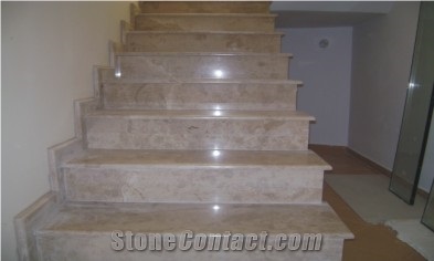 Beige Marble Stairs and Steps