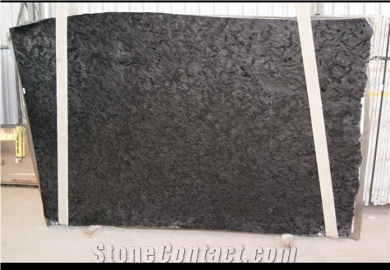 Matrix Granite Slabs, Brazil Black Granite