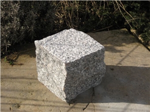Grey Granite Cube Paving Stone